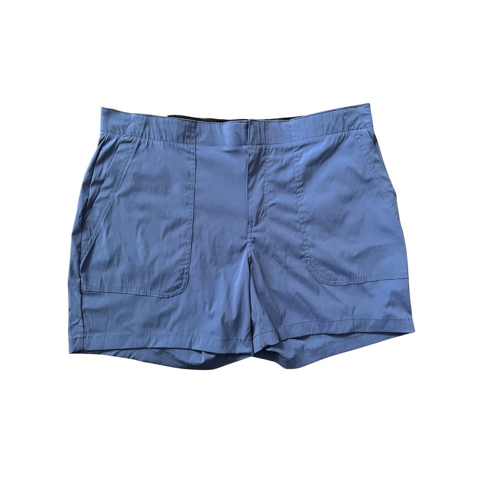 NWT Eddie Bauer Hiker Shorts Women's 12 Blue UPF 50 Stretch Hiking Outdoor
